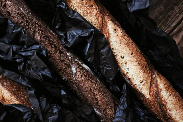 장인 소박한 baguettes — 스톡 사진