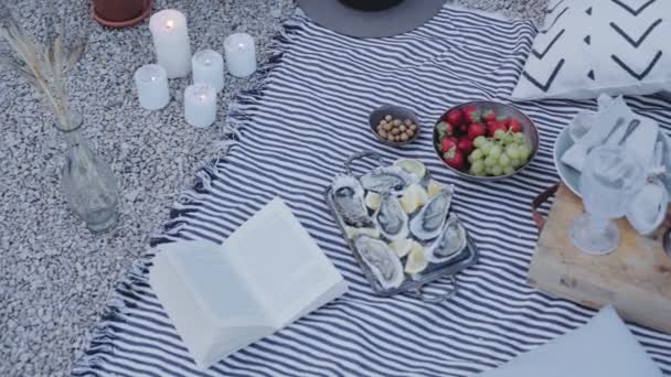 Picnic nel giardino pubblico — Video Stock