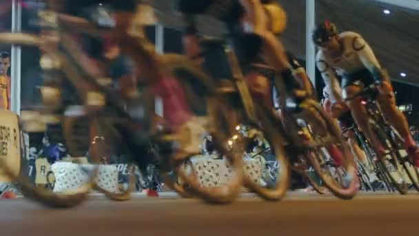 Cyklu závodu — Stock video