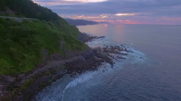 Дивовижне аерофотозйомка північної Іспанії — стокове відео