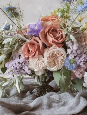 Güzel düğün buketi