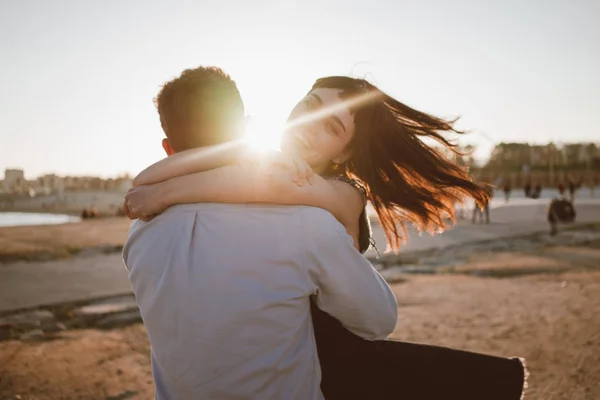 Happy couple having fun — Stock Photo, Image