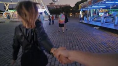 Eğlence Parkı mutlu güzel gün