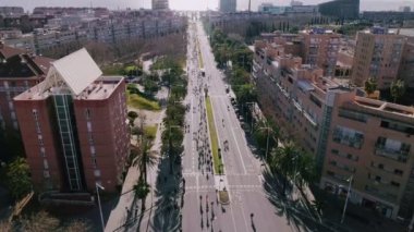 Maraton olay birçok rayları ile