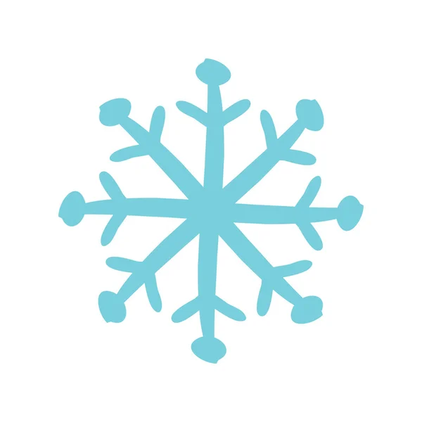 Boże Narodzenie śniegu ikonę symbolu — Wektor stockowy