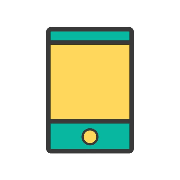 Smartphone pictogram cartoon vector ontwerp eps 10. — Stockvector