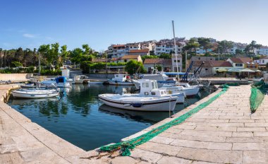 Harika romantik yaz akşam manzara deniz arkadan aydınlatmalı SÜ
