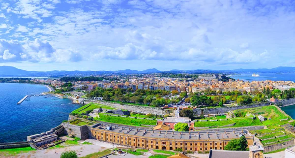 Hermoso paisaje aéreo panorámico de verano. Vista del anc —  Fotos de Stock