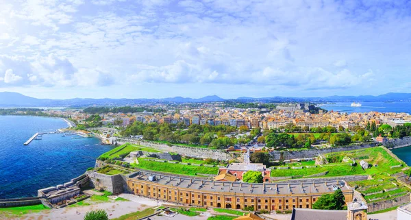 Hermoso paisaje aéreo panorámico de verano. Vista del anc —  Fotos de Stock