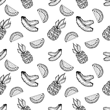 Seamless pattern, endless background vector