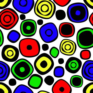 Vektör Dikişsiz desen, grafik illüstrasyon