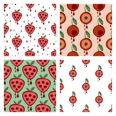 Vektör Dikişsiz desen, grafik illüstrasyon