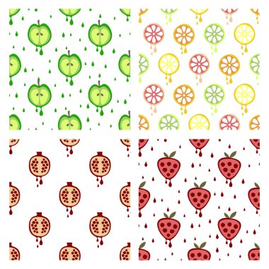 Vector seamless pattern, graphic illustration clipart
