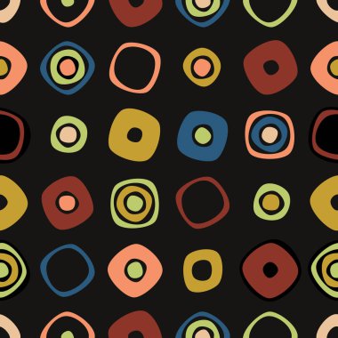 Vektör Dikişsiz desen, grafik illüstrasyon