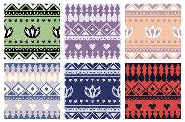 Vektör Dikişsiz desen, grafik illüstrasyon