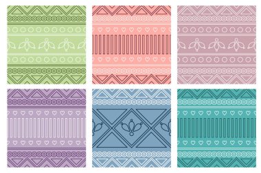 Vektör Dikişsiz desen, grafik illüstrasyon