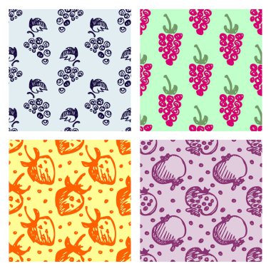 Vektör Dikişsiz desen, grafik illüstrasyon