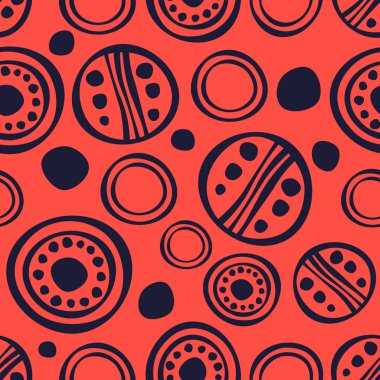 Vektör Dikişsiz desen, grafik illüstrasyon