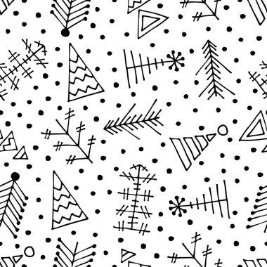 Vektör Dikişsiz desen, grafik illüstrasyon