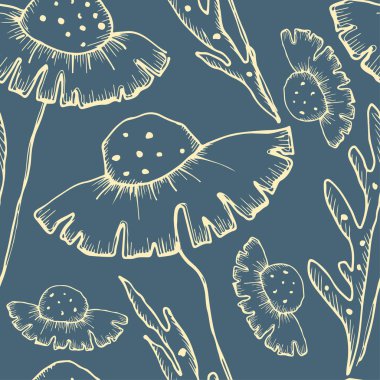 Vektör Dikişsiz desen, grafik illüstrasyon