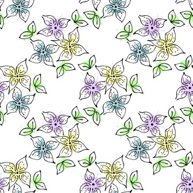 Vektör Dikişsiz desen, grafik illüstrasyon