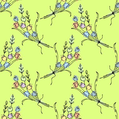 Vektör Dikişsiz desen, grafik illüstrasyon