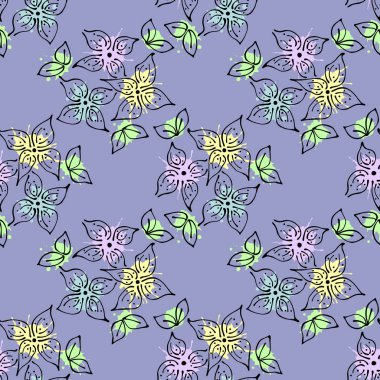 Vektör Dikişsiz desen, grafik illüstrasyon