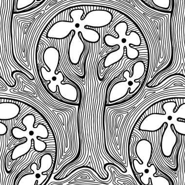 Vektör Dikişsiz desen, grafik illüstrasyon