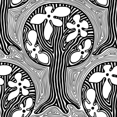 Vektör Dikişsiz desen, grafik illüstrasyon