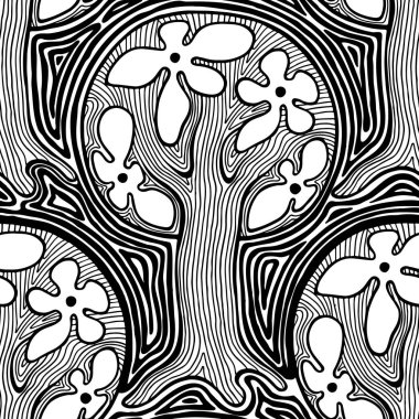 Vektör Dikişsiz desen, grafik illüstrasyon