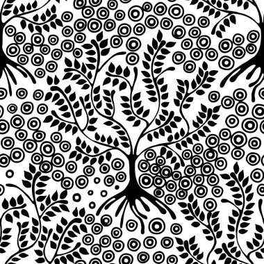 Vektör Dikişsiz desen, grafik illüstrasyon