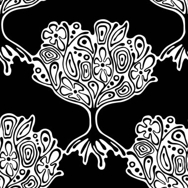 Vektör Dikişsiz desen, grafik illüstrasyon