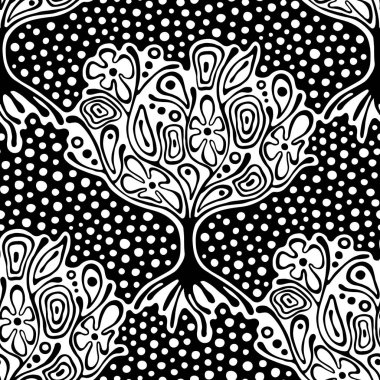 Vektör Dikişsiz desen, grafik illüstrasyon