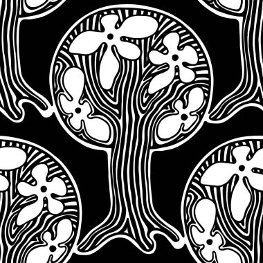 Vektör Dikişsiz desen, grafik illüstrasyon