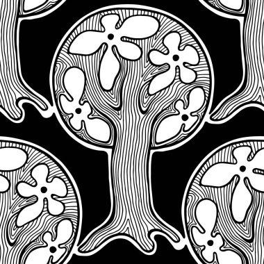 Vektör Dikişsiz desen, grafik illüstrasyon