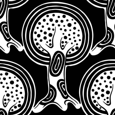 Vektör Dikişsiz desen, grafik illüstrasyon