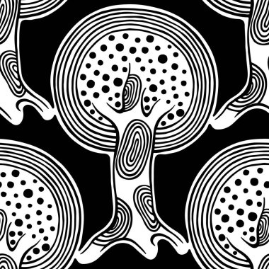 Vektör Dikişsiz desen, grafik illüstrasyon