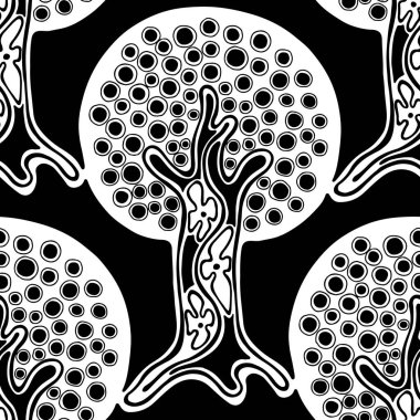 Vektör Dikişsiz desen, grafik illüstrasyon