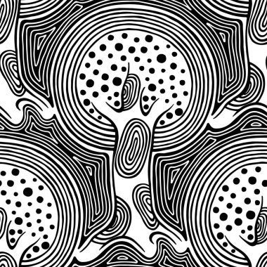 Vektör Dikişsiz desen, grafik illüstrasyon