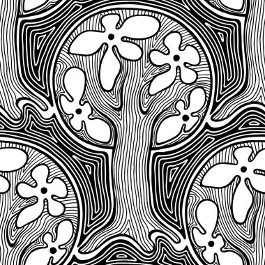 Vektör Dikişsiz desen, grafik illüstrasyon