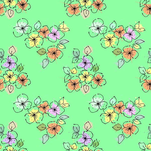 Vektör Dikişsiz desen, grafik illüstrasyon