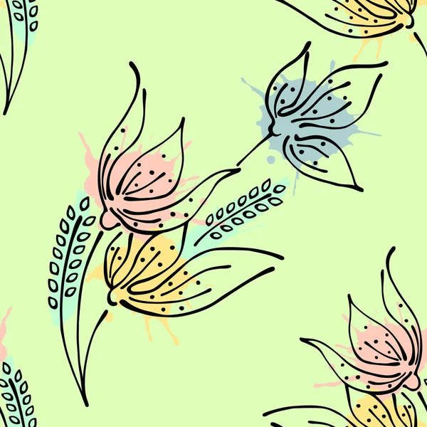 Vektör Dikişsiz desen, grafik illüstrasyon