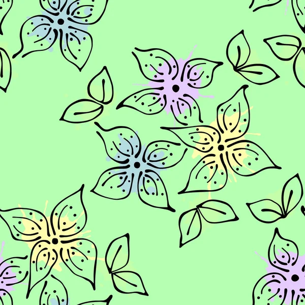 Vektör Dikişsiz desen, grafik illüstrasyon