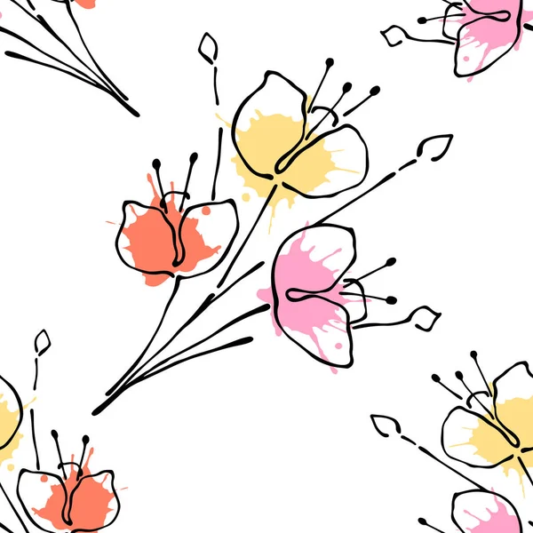 Vektör Dikişsiz desen, grafik illüstrasyon