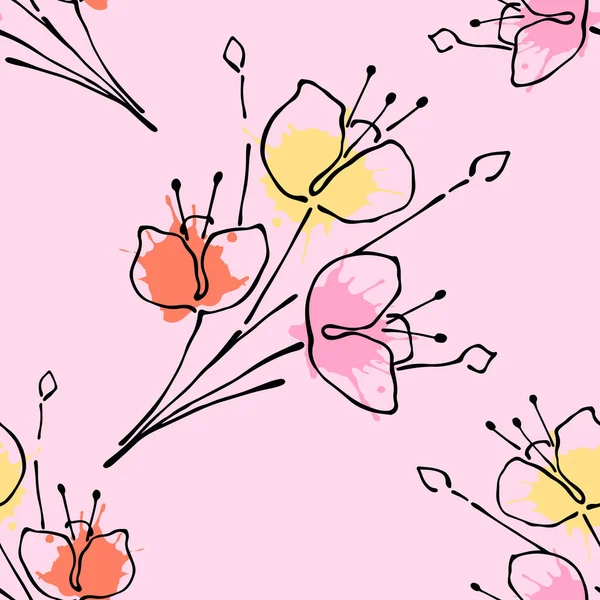 Vektör Dikişsiz desen, grafik illüstrasyon