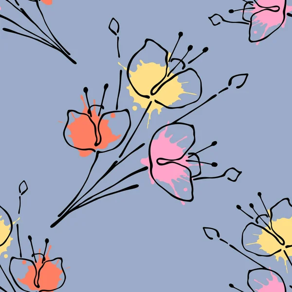 Vektör Dikişsiz desen, grafik illüstrasyon