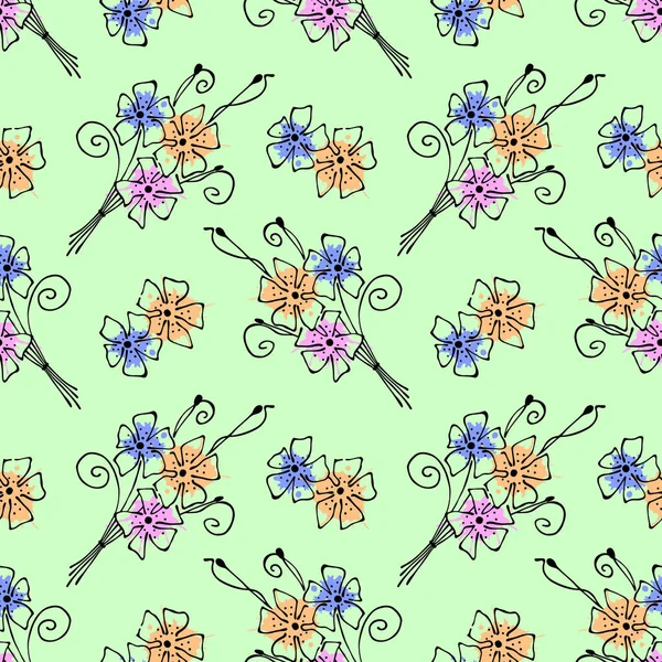 Vektör Dikişsiz desen, grafik illüstrasyon