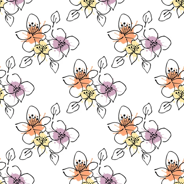 Vektör Dikişsiz desen, grafik illüstrasyon