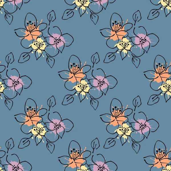 Vektör Dikişsiz desen, grafik illüstrasyon