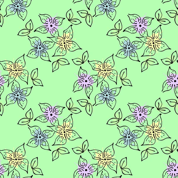 Vektör Dikişsiz desen, grafik illüstrasyon